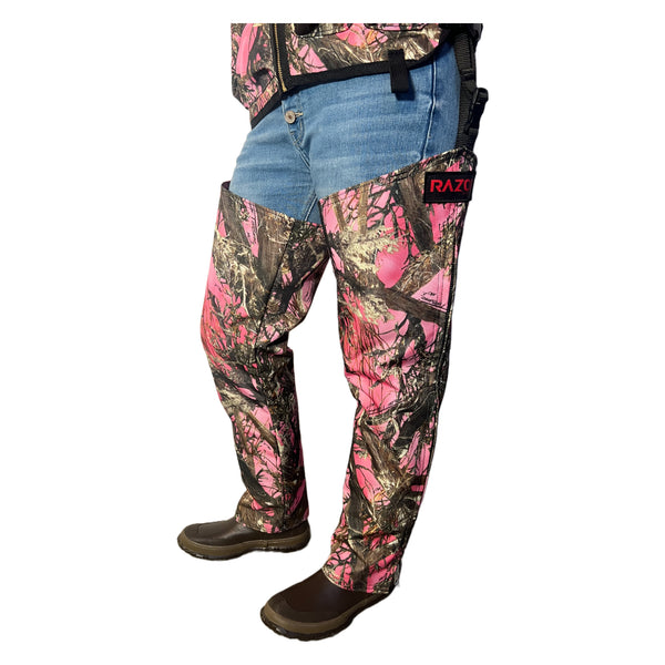 Razor Purple or Pink Camo Chaps