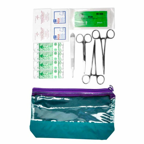 15-PC EMERGENCY WOUND KIT WITH SUTURE
