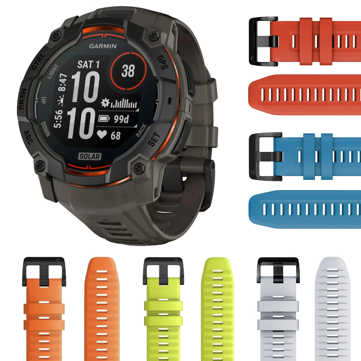 Garmin Instinct 3X Watch - 50 mm Solar – Conkey's Outdoors