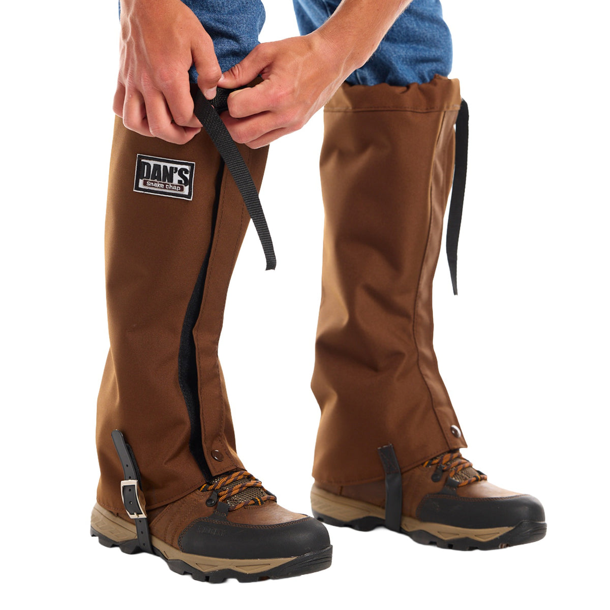 Dan's Hunting Gear, Snake Protector, Briarproof, Waterproof, Leg Gaiters 1000D. Made in U.S.A