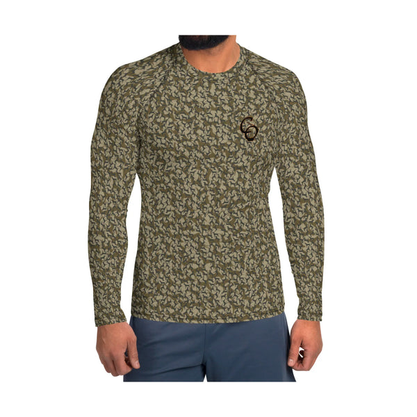 Dog Camo - Compression Long Sleeve Shirt