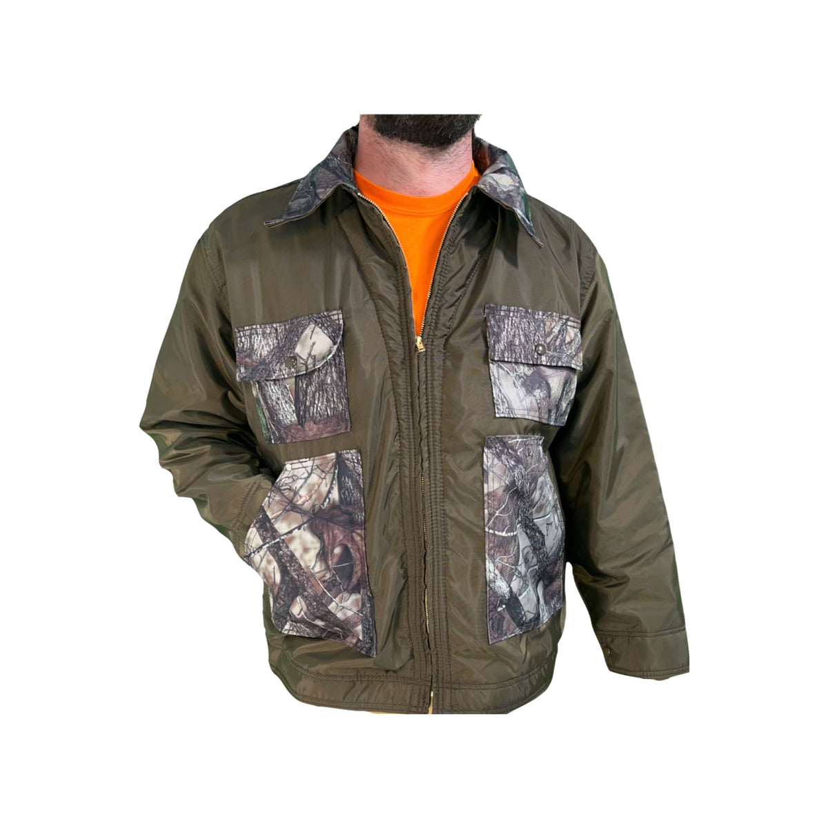 Southside 3/4 Length Camo/Brown Zippered Jacket – Conkey's
