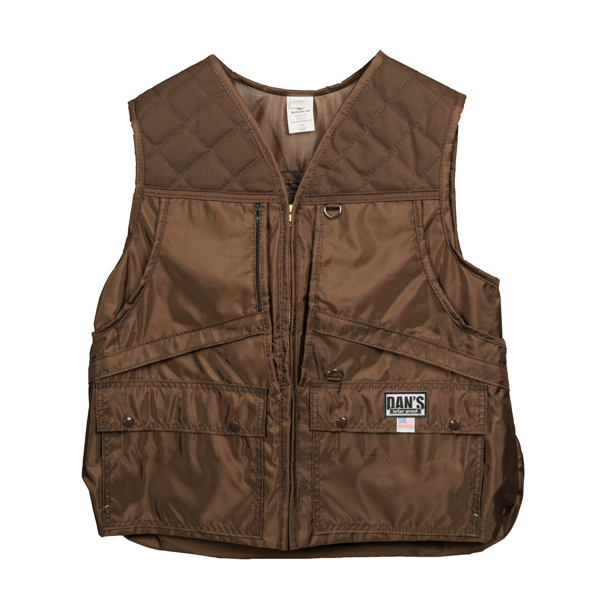 Dan's Hunting Gear Dan's Briar Game Vest in Brown (424-BR