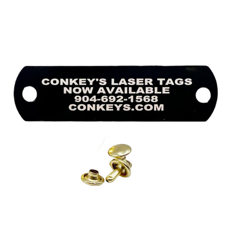 Conkey's Laser Collar Tag (Hammer-On Rivets Included)
