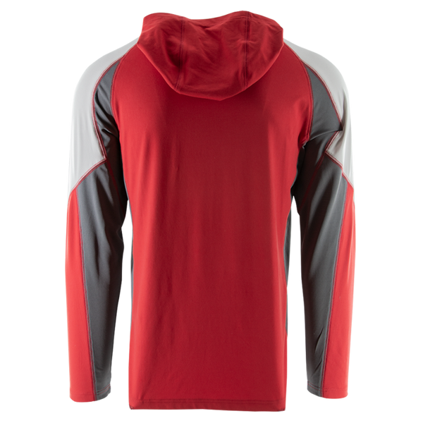 ShellDrop Hoodie - Red Hot/Cool Gray/Vapor Gray