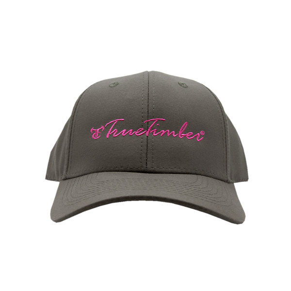 Ladies Charcoal/Magenta Performance Cap