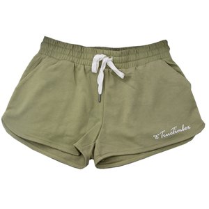 Ladies Terry Shorts - Olive