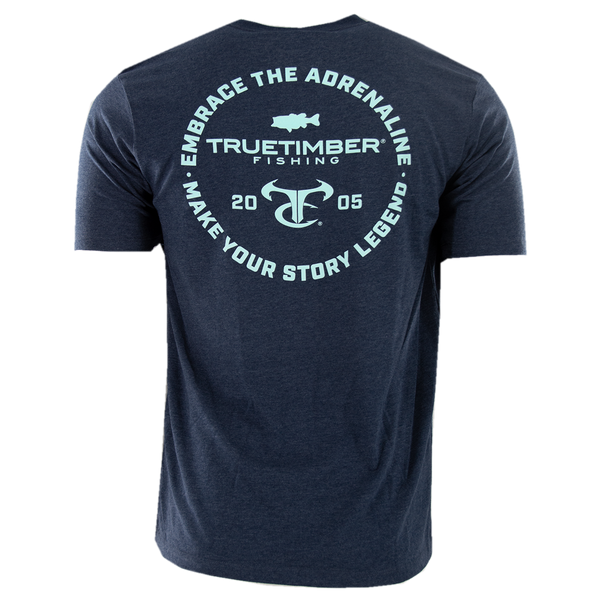 TTC Navy/Sky Blue Fishing Tee