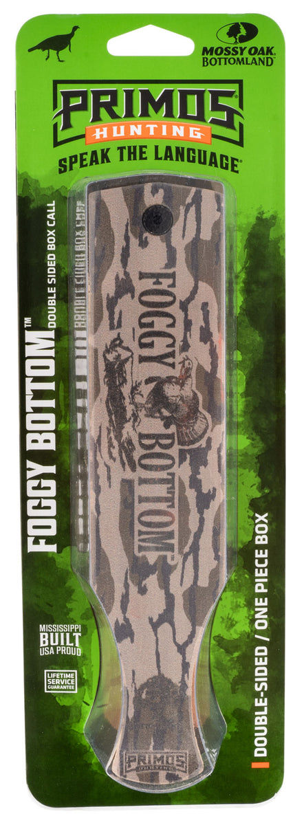Primos Foggy Bottom Box Call Turkey Hen Sounds Attracts Turkeys Mossy ...