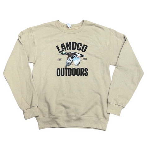 Landco Khaki Mallard Crewneck