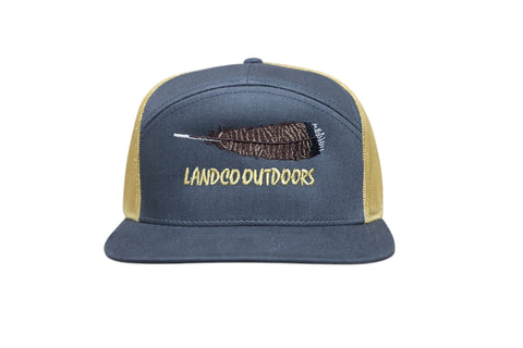 Landco Old Gold Feather Hat