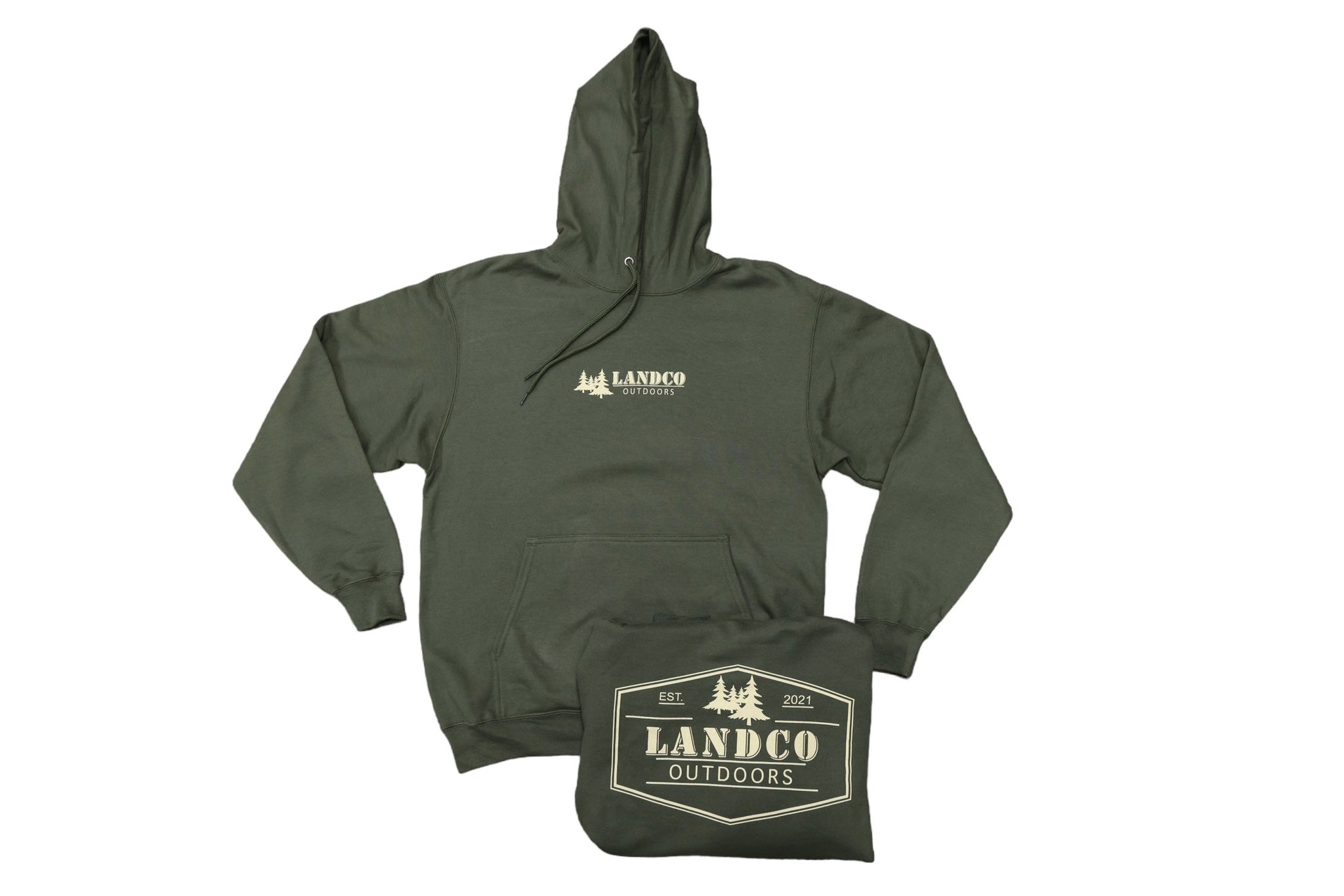 Landco Olive Green Hoodie