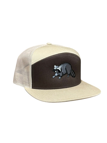Landco Brown/Khaki Raccoon Hat