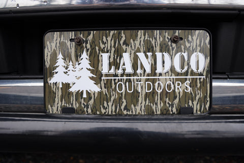Landco Bottomland License Plate