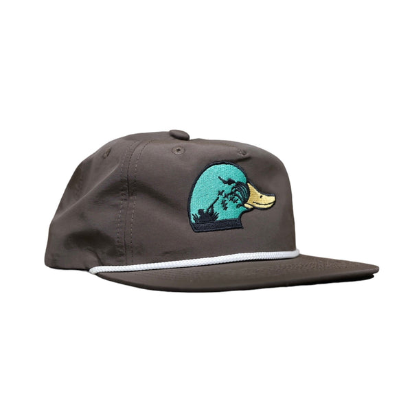 Landco Brown Duck Shooter White Rope Hat