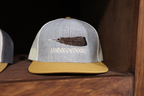 Landco Gold Feather Hat