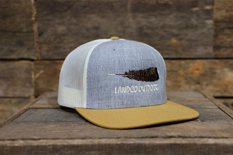 Landco Gold Feather Hat