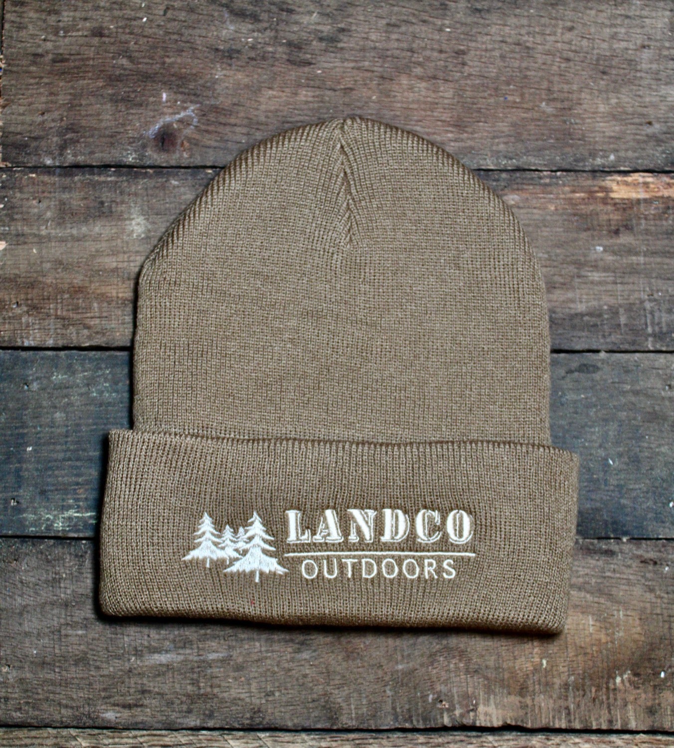 Landco Woodland Brown Cuffed Beanie