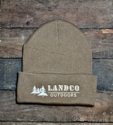 Landco Woodland Brown Cuffed Beanie