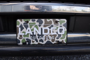 LANDCO Camo License Plate