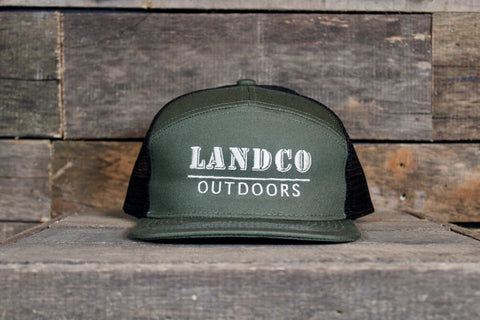 Landco Timber Green 7 Panel Hat