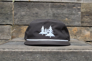 Landco Brown White Trees Hat