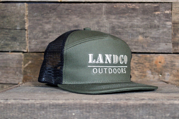 Landco Timber Green 7 Panel Hat
