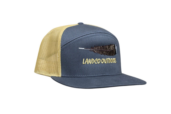 Landco Old Gold Feather Hat
