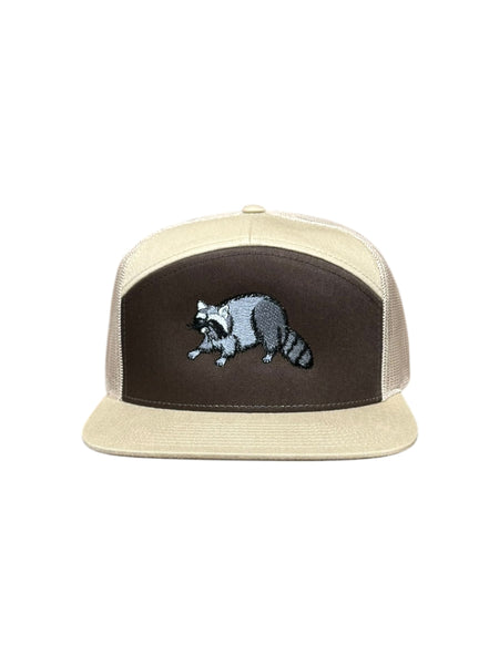 Landco Brown/Khaki Raccoon Hat