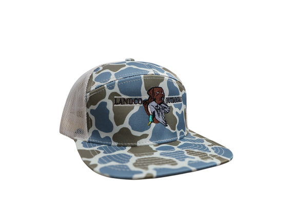 Landco Duck Dog Pebble 7 Panel Hat
