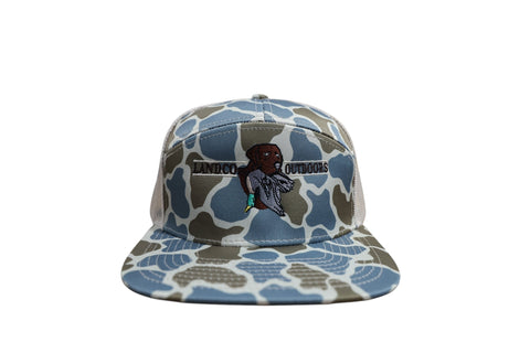 Landco Duck Dog Pebble 7 Panel Hat