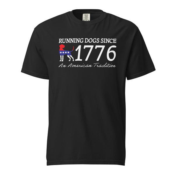 An American Tradition Running Dogs 1776 Shirt Black
