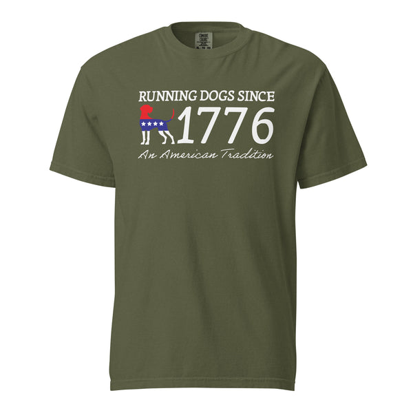 An American Tradition Running Dogs 1776 Shirt Hemp
