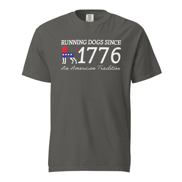 An American Tradition Running Dogs 1776 Shirt Pepper
