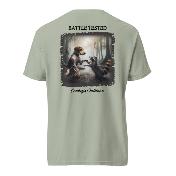 Battle Tested Coonhound vs Raccoon Shirt Bay
