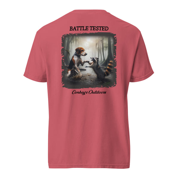 Battle Tested Coonhound vs Raccoon Shirt Watermelon
