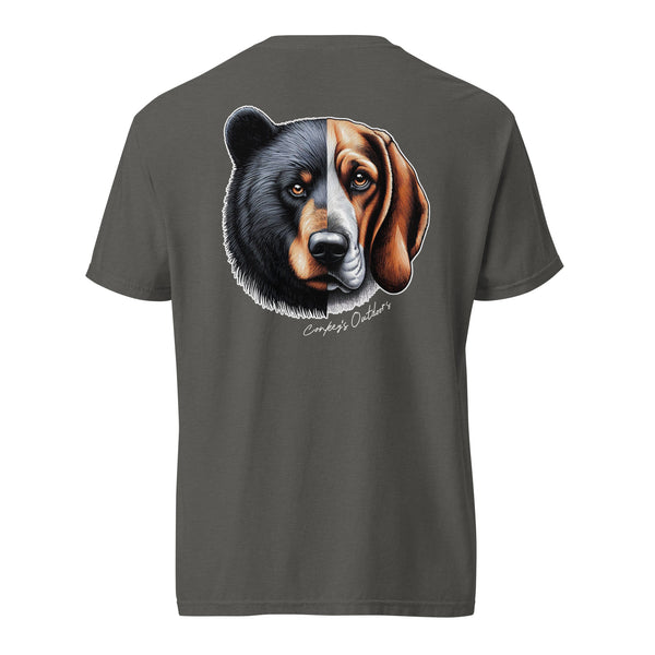 Be the Prey Split Face Bear Hound Shirt Pepper
