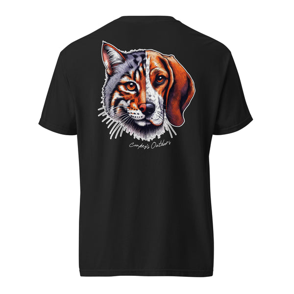 Be the Prey Split Face Bobcat Hound Shirt Black

