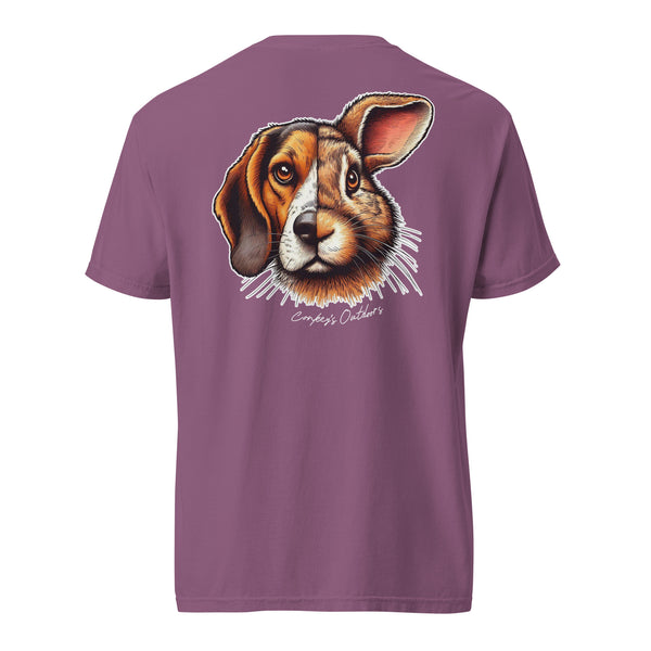 Be the Prey Split Face Rabbit Hound Shirt Berry 
