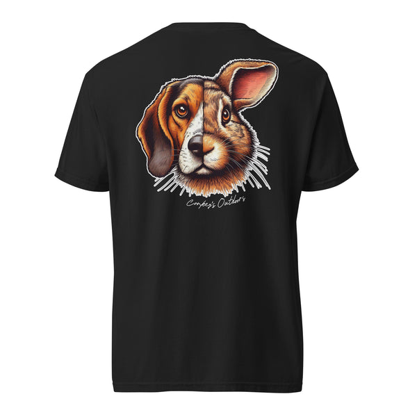 Be the Prey Split Face Rabbit Hound Shirt Black
