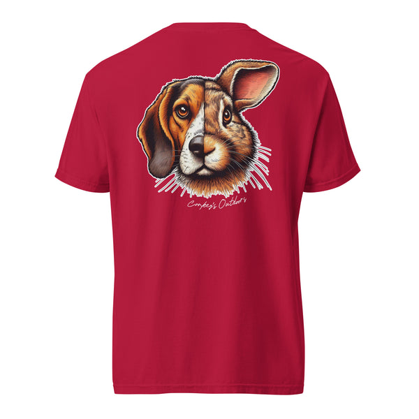 Be the Prey Split Face Rabbit Hound Shirt Red
