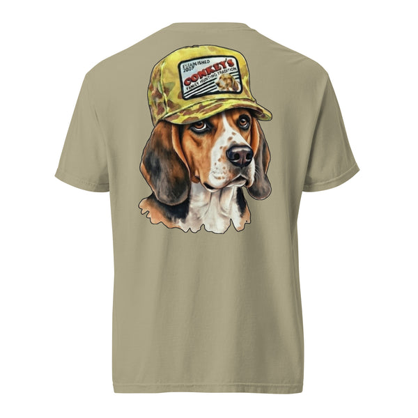 Beagle Tradition Deer Dog Shirt Khaki
