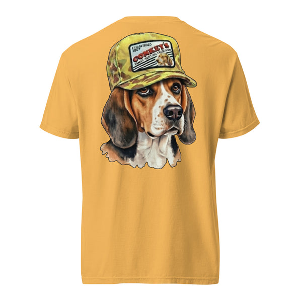 Beagle Tradition Deer Dog Shirt Mustard
