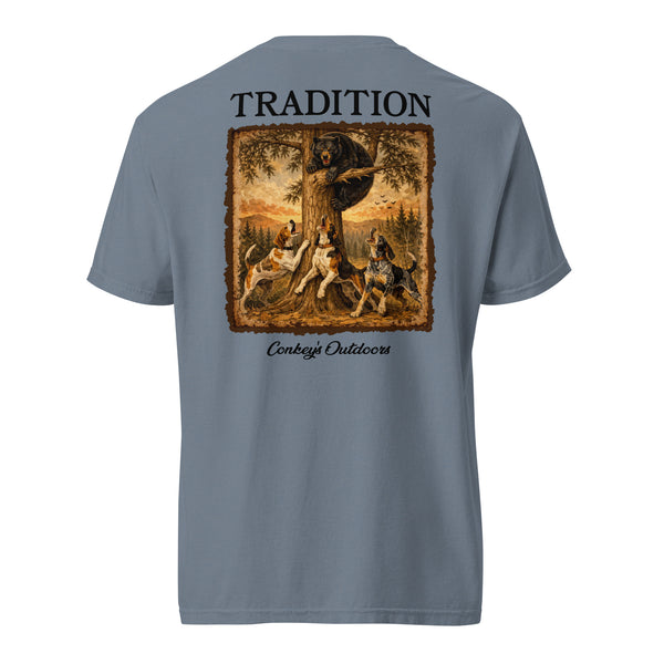 Bear Hunting Tradition Coonhound Shirt Blue Jean
