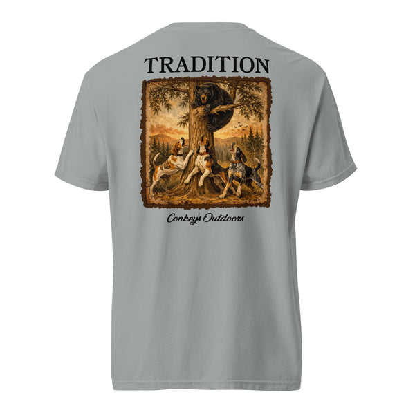 Bear Hunting Tradition Coonhound Shirt Granite
