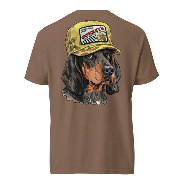 Black and Tan Tradition Coonhound Shirt Espresso
