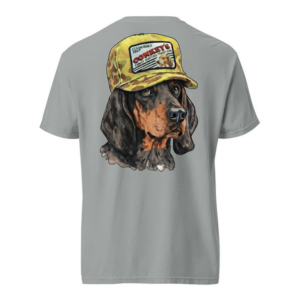 Black and Tan Tradition Coonhound Shirt Granite
