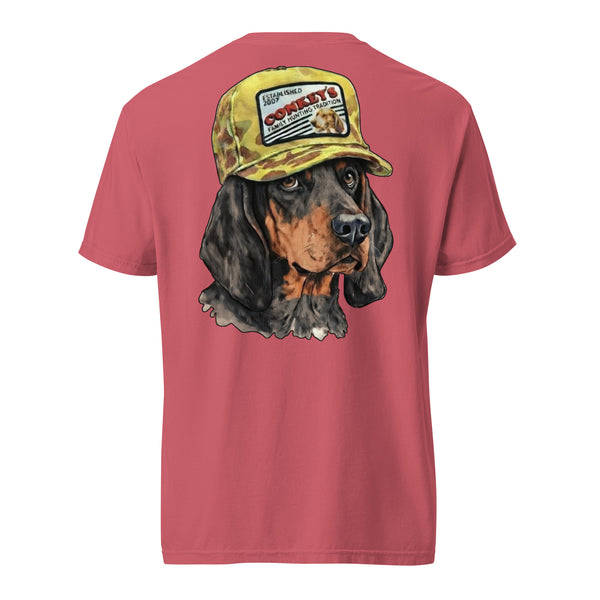 Black and Tan Tradition Coonhound Shirt Watermelon
