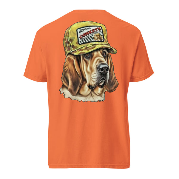 Bloodhound Tradition Deer Dog Shirt Burnt Orange
