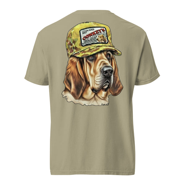 Bloodhound Tradition Deer Dog Shirt Khaki
